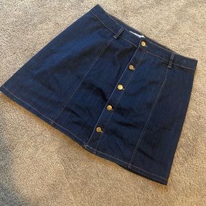 Blue Jean mini skirt!